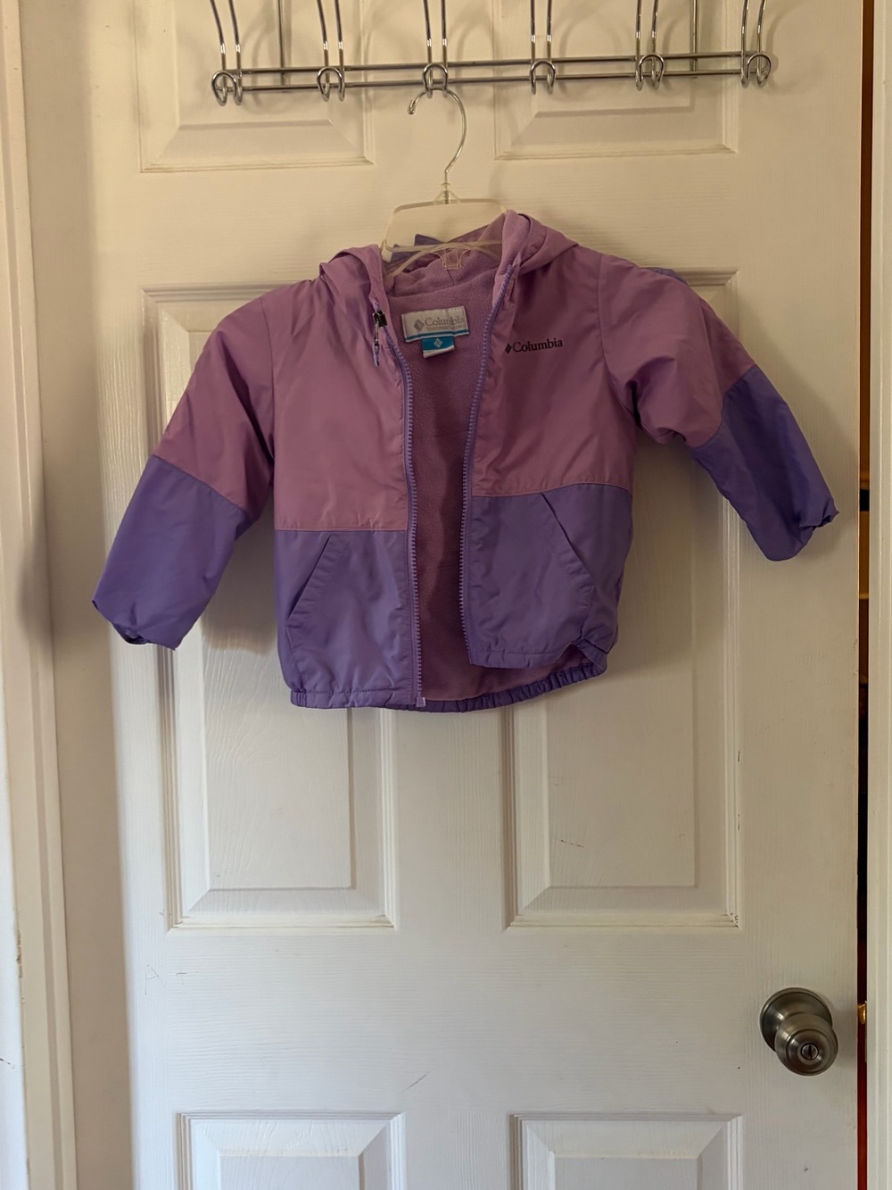 Columbia Kids Two-Tone Lilac & Purple Hooded Jacket